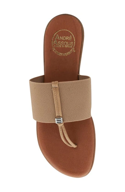 Shop Andre Assous Nice Featherweights™ Slide Sandal In Beige