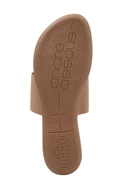 Andre Assous Nice Featherweights™ Slide Sandal In Beige