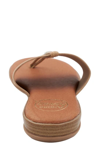 Shop Andre Assous Nice Featherweights™ Slide Sandal In Beige