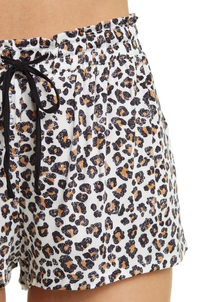 Shop Splendid Short Pajamas In Natural Leopard