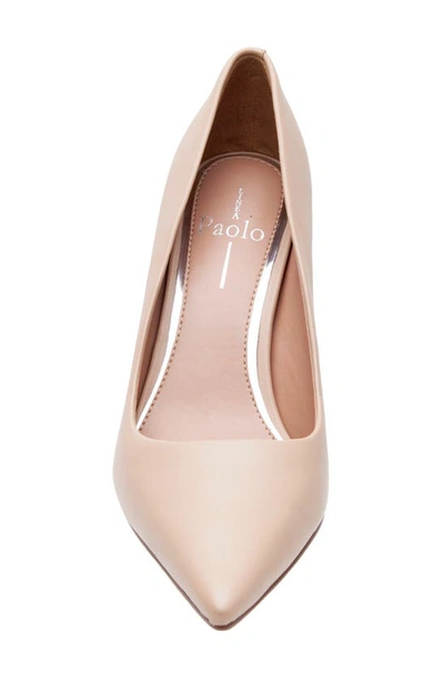 Shop Linea Paolo Payton Pointy Toe Pump In Tan