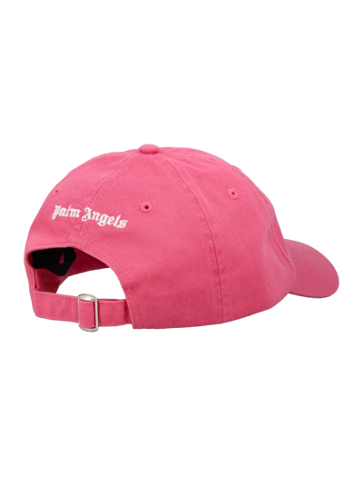 Shop Palm Angels Classic Logo Cap In Pink