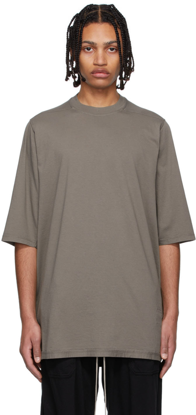 Rick Owens Drkshdw Grey Jumbo T-shirt In 34 Dust | ModeSens