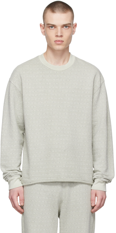 Shop John Elliott Beige Cotton Sweatshirt In Washed Dust