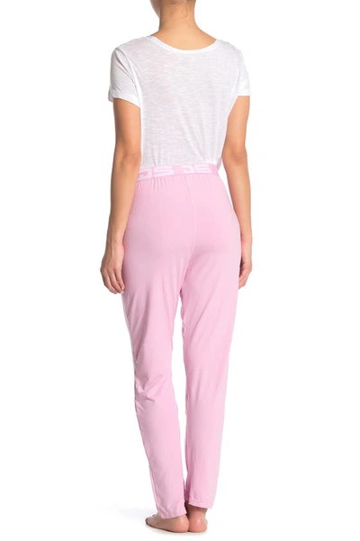 Shop Aqs Soft Knit Lounge Pants In Mauve