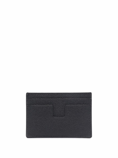 Shop Tom Ford Men's Black Leather Card Holder