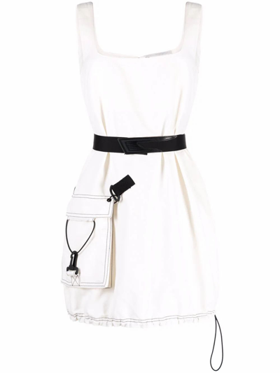 Shop Stella Mccartney Women's White Polyamide Dress