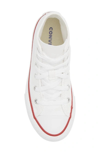 Shop Converse Chuck Taylor® All Star® Lift Platform Sneaker In White/ Garnet/ Navy