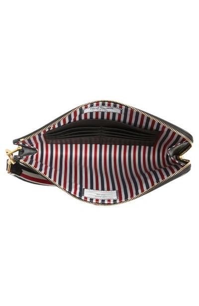 Thom Browne Zip Around Wallet In Black