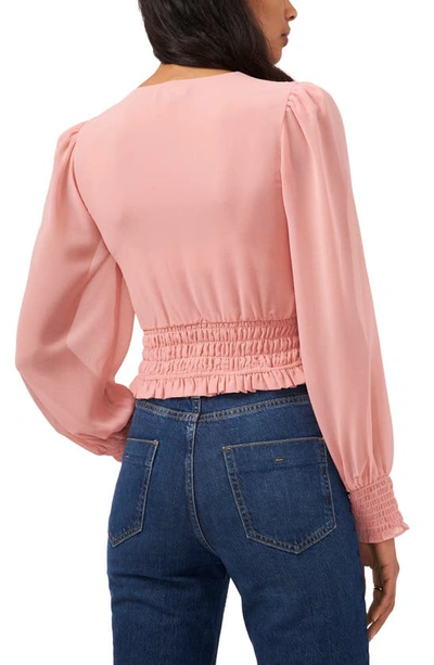 Shop 1.state Smocked Waist Top In Pink