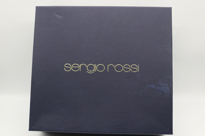 Pre-owned Sergio Rossi $575  Scarpe Donna Ankle Strap Wedge Leather Sandals Eu 38 /eu 39.5 In Brown
