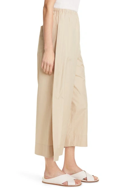 Shop Vince Side Slit Culottes In Clay