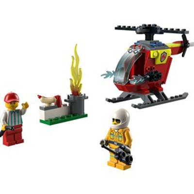 Shop Lego 60318 ® City Fire Helicopter In Red