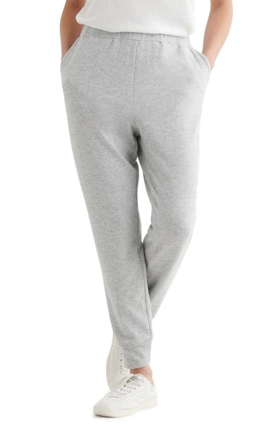 Shop Lucky Brand Cloud Jersey Easy Joggers In Heather Grey