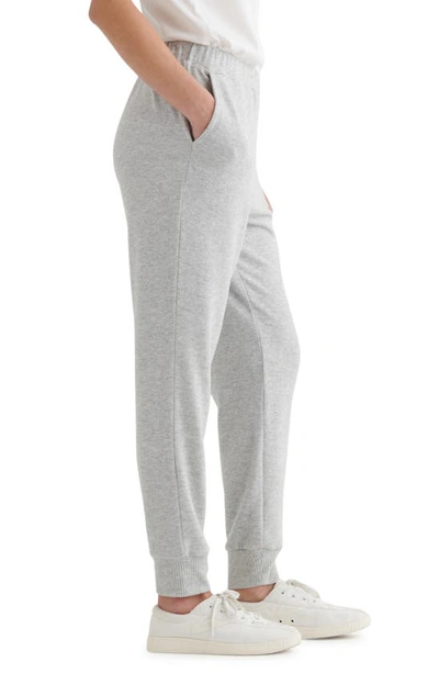 Shop Lucky Brand Cloud Jersey Easy Joggers In Heather Grey