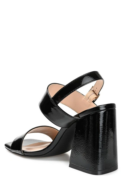 Journee Collection Adras Block Heel Sandal In Black