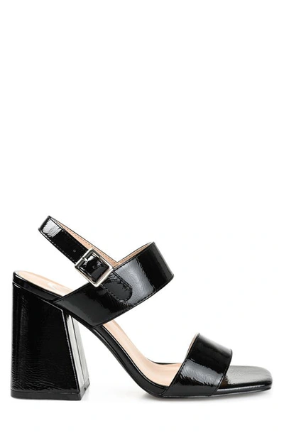 Journee Collection Adras Block Heel Sandal In Black
