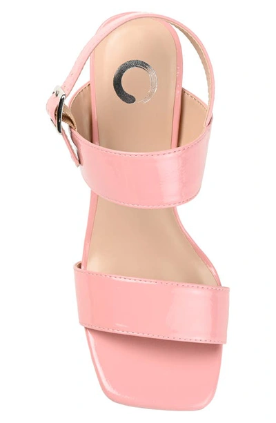 Journee Collection Adras Block Heel Sandal In Pink