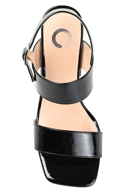 Journee Collection Adras Block Heel Sandal In Black