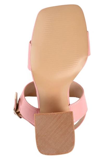Journee Collection Adras Block Heel Sandal In Pink