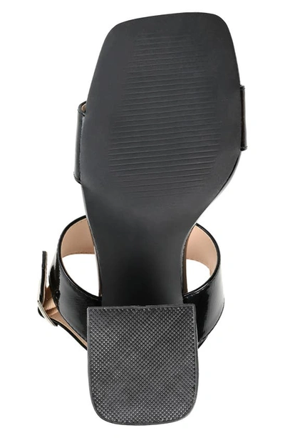 Journee Collection Adras Block Heel Sandal In Black