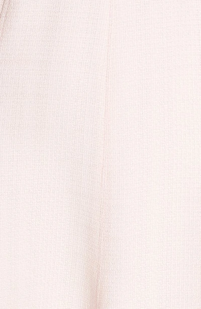 Eliza J Fringe Hem A-line Dress In Blush