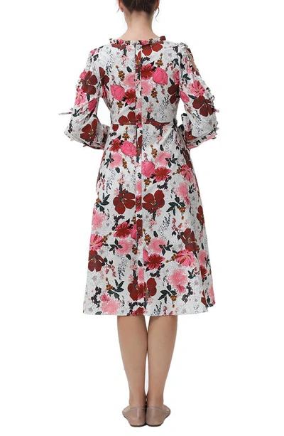 Kimi And Kai Akemi Maternity/nursing Hospital Gown In Pink Floral