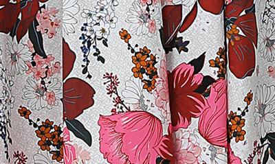 Kimi And Kai Akemi Maternity/nursing Hospital Gown In Pink Floral