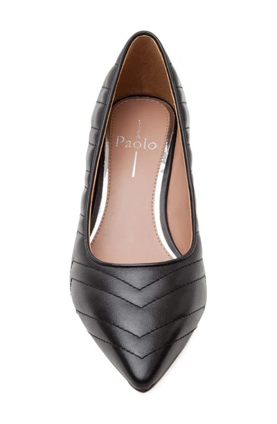 Shop Linea Paolo Odie Pointed Toe Pump In Black