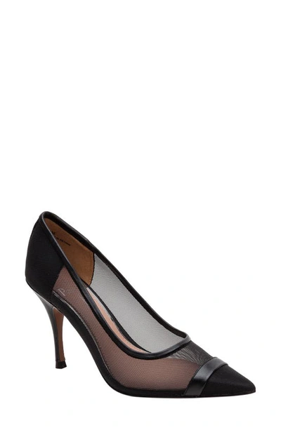 Shop Linea Paolo Persia Pointed Toe Pump In Black