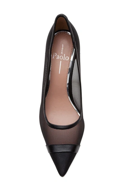 Shop Linea Paolo Persia Pointed Toe Pump In Black