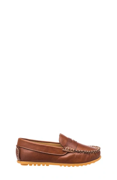 Elephantito Boy's Logan Penny Leather Drivers, Baby In Natural