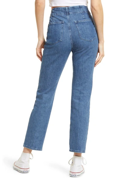 Shop Good American Corset Good Classic Straight Leg Jeans In Indigo172