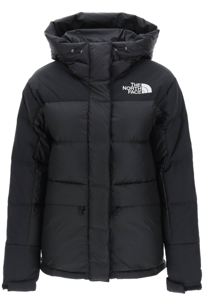 North Face Logo-embroidered Puffer Jacket Black |
