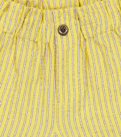 Shop Paade Mode Auguste Striped Shorts In Auguste Yellow