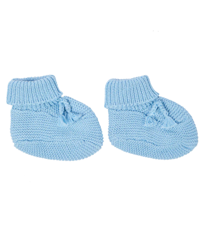 Shop Tartine Et Chocolat Baby Cotton Knit Socks In Horizon