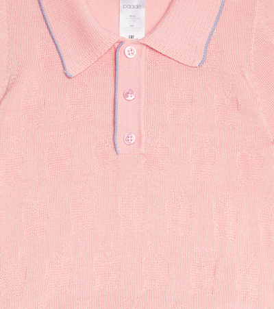 Shop Paade Mode Cotton Polo Top In Pink