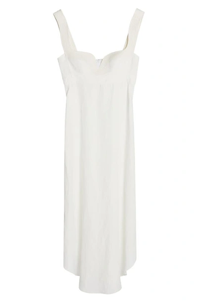 Shop Stella Mccartney Fluid A-line Midi Dress In 9001 White
