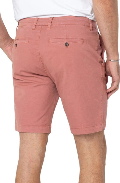 Liverpool Los Angeles Liverpool Stretch Cotton Shorts In Salmon