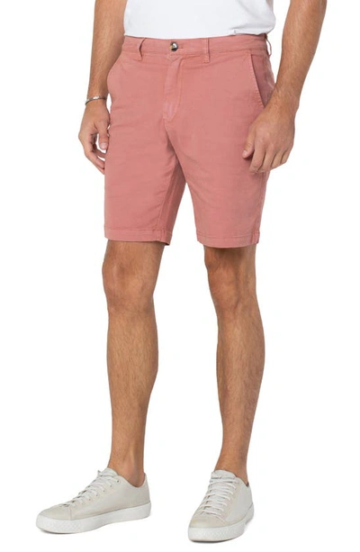 Liverpool Los Angeles Liverpool Stretch Cotton Shorts In Salmon