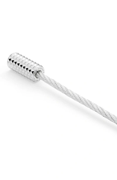 Shop Le Gramme 9g Polished Sterling Silver Pyramid Cable Bracelet