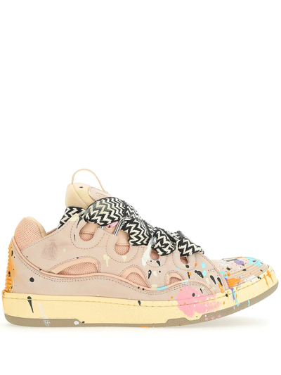 Shop Lanvin X Gallery Dept Curb Sneakers In Pink