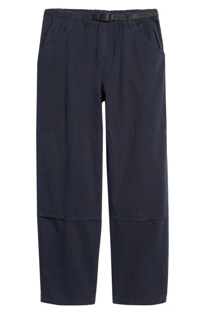 Shop Gramicci Mountain Cotton Pants In Double Navy