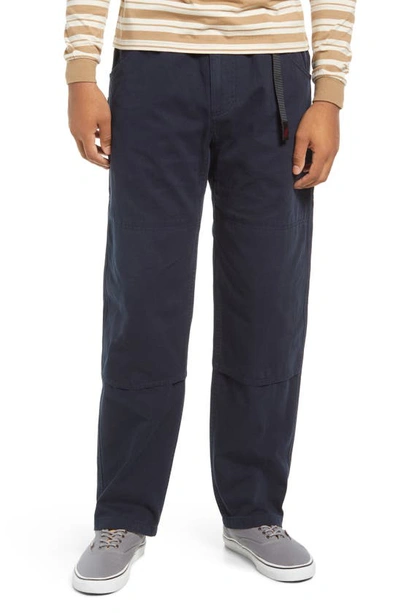 Shop Gramicci Mountain Cotton Pants In Double Navy