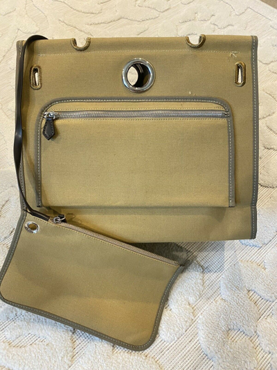 Pre owned Handmade herbag Replacement Bag For Hermes Herbag 30cm ModeSens