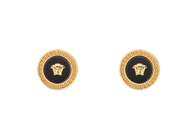 Shop Versace Medusa Stud In Multi