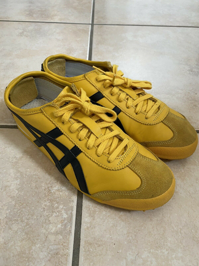 Pre-Owned Onitsuka Tiger Asics Mexico 66 Dl408 Sneakers Shoes Size 9.5 Kill  Bill Bruce Lee In Yellow | Modesens