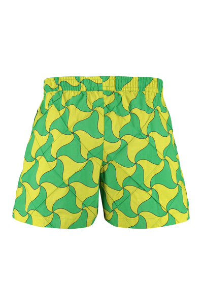 Shop Bottega Veneta Printed Swim Shorts In Multicolor