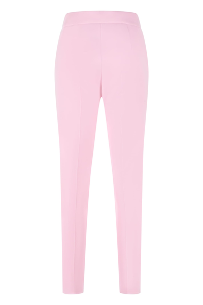 Shop Moschino Tailored Trousers In Pink