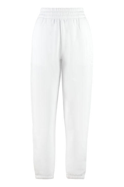 Shop Alexander Wang Logo Print Sweatpants In White